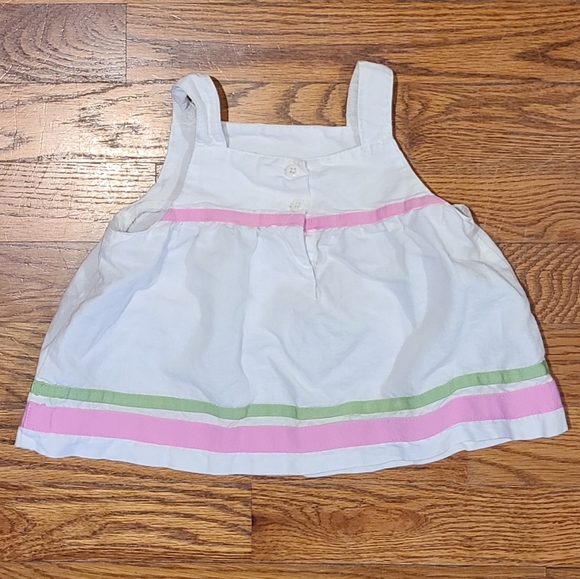 Gymboree White Outfit with Pink and Green Accents Size 18-24 Months - Picture 2 of 4